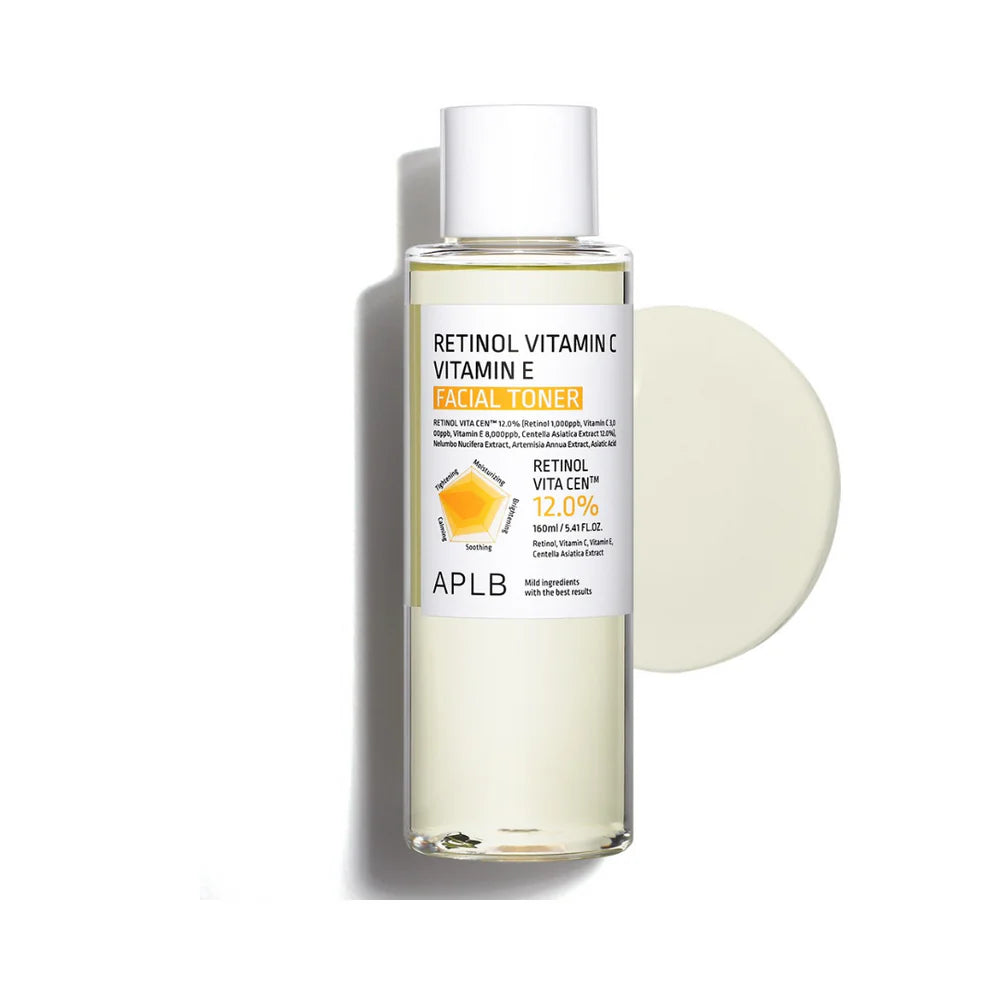 APLB Retinol Vitamin C Vitamin E Facial Toner, 160ml