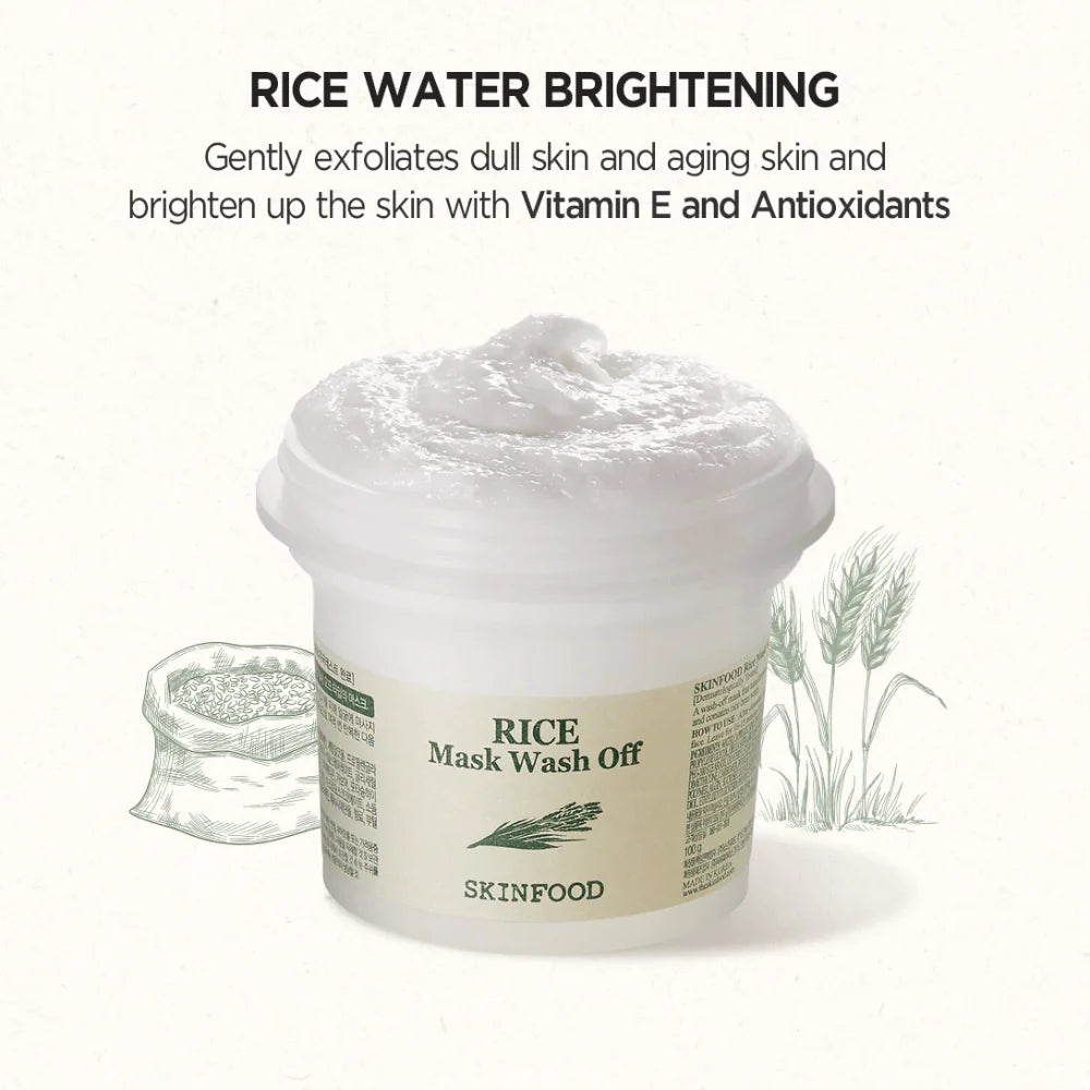 SKINFOOD - Rice Mask Wash Off, 120 g