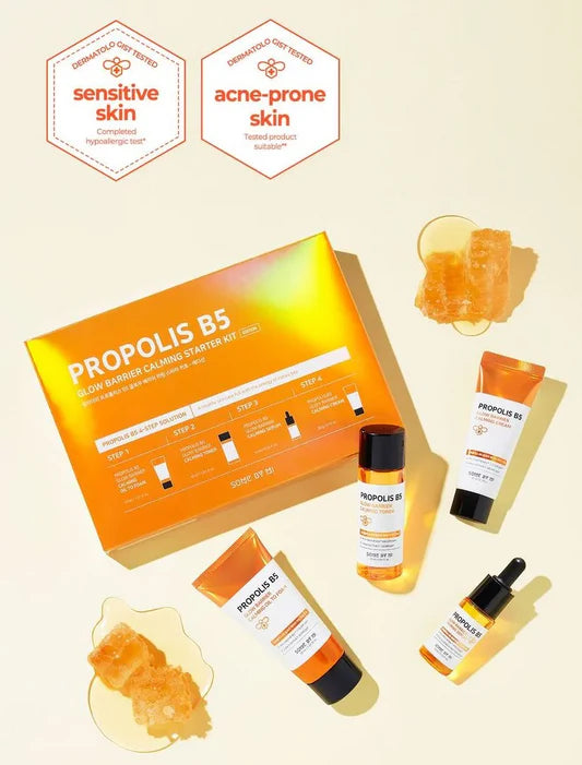 SOME BY MI Propolis B5 Glow Barrier Calming Starter Kit, 1 Sæt