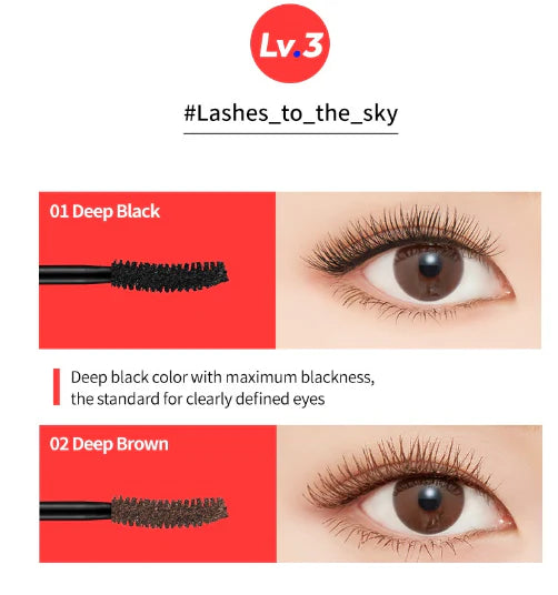 A'PIEU Born To Be Madproof Mascara Lv.3, Deep Black