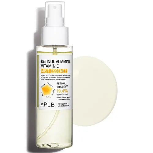APLB Retinol Vitamin C Vitamin E Mist Essence, 105ml