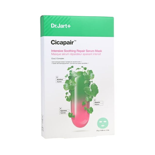 Cicapair Intensive Soothing Repair Serum Mask Set 25g x 5 stk