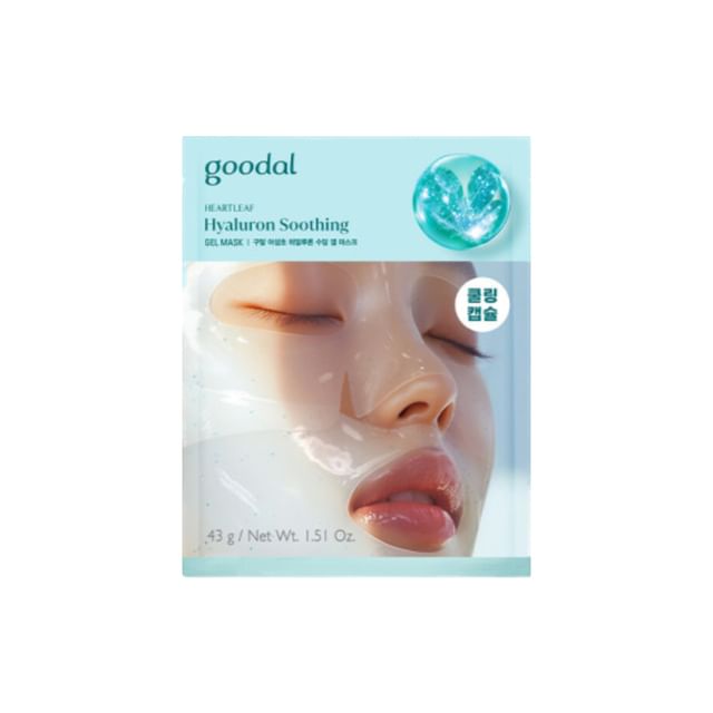 Heartleaf Hyaluron Soothing Gel Mask 43g x 1 sheet