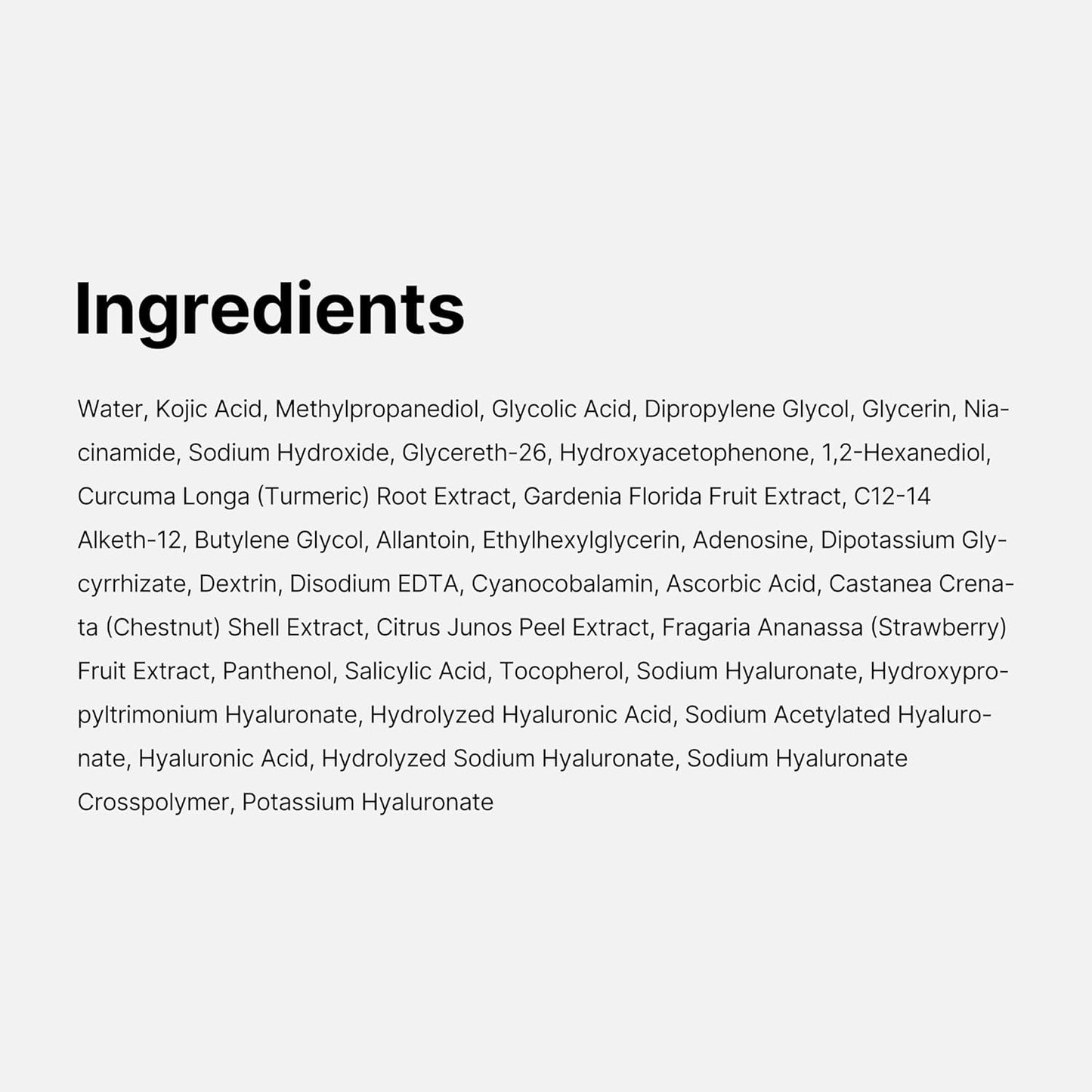 Kojic Acid Turmeric Pad
