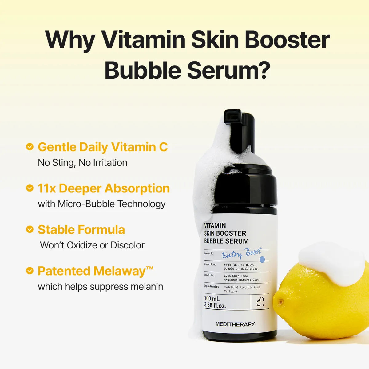 Vitamin Skin Booster Bubble Serum