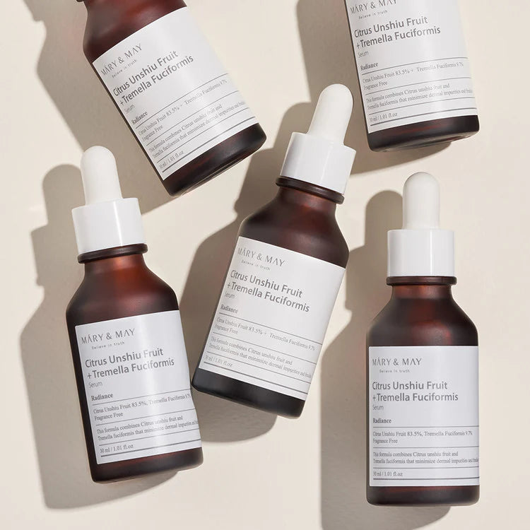 Mary & May Citrus Unshiu Fruit + Tremella Fuciformis Serum, 30 ml