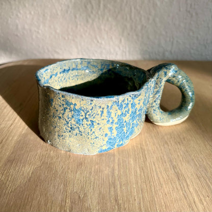 Dybhav, skål med hank, 11 cm diameter