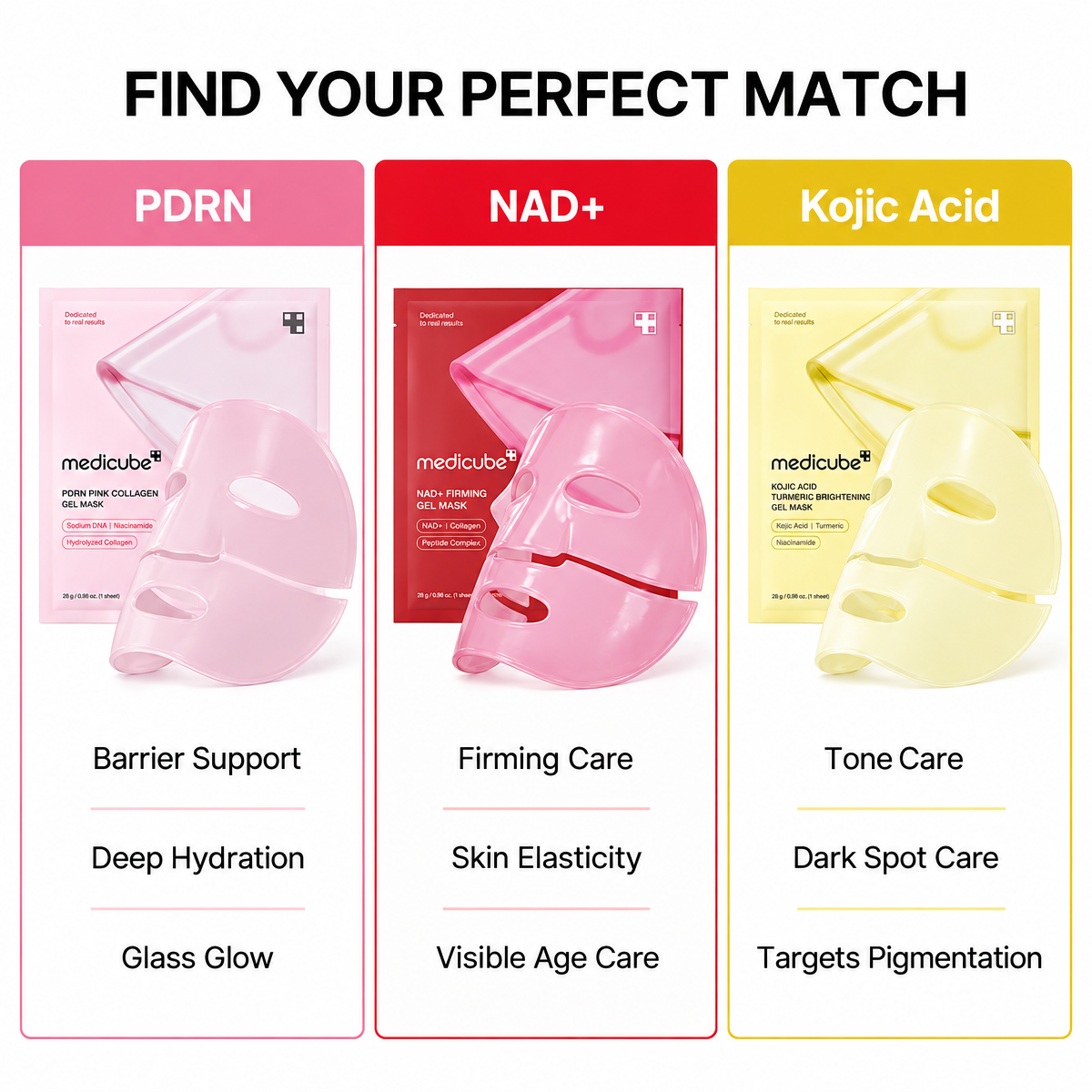 Medicube FIRMNG EGF NAD Firming Gel Mask – produktbillede 3 af 3