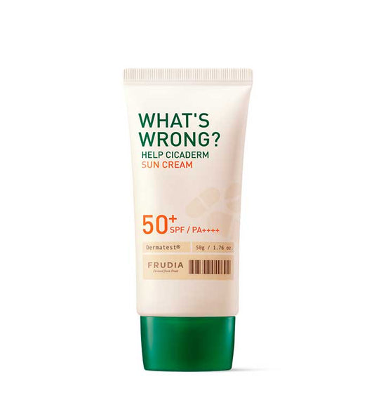 FRUDIA What's Wrong Help Cicaderm Sun Cream, 50g