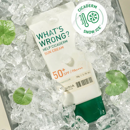 FRUDIA What's Wrong Help Cicaderm Sun Cream, 50g