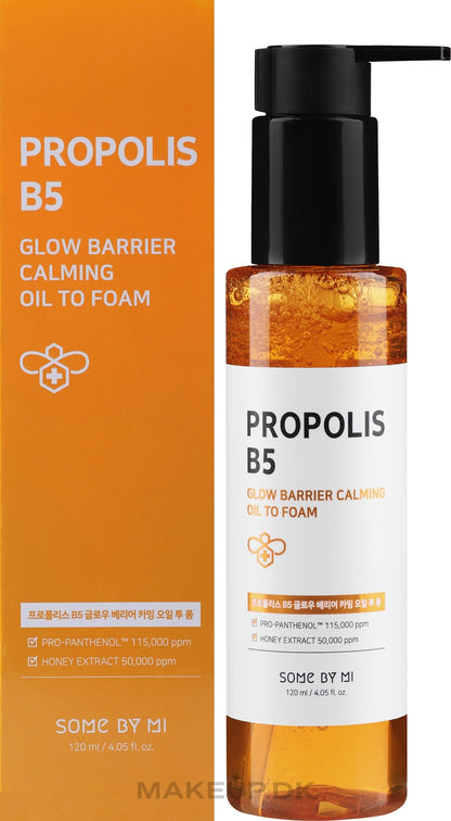 SOME BY MI Propolis B5 Glow Barrier Calming Oil To Foam, 120 ml