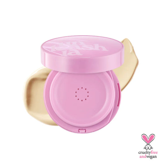 Don't Touch Glass Pink Cushion