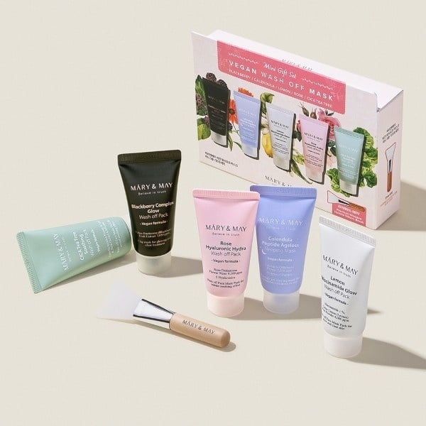 Mary & May Vegan Wash Off Mask Mini Gift Sæt, 5 stk