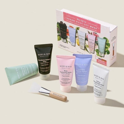 Mary & May Vegan Wash Off Mask Mini Gift Sæt, 5 stk