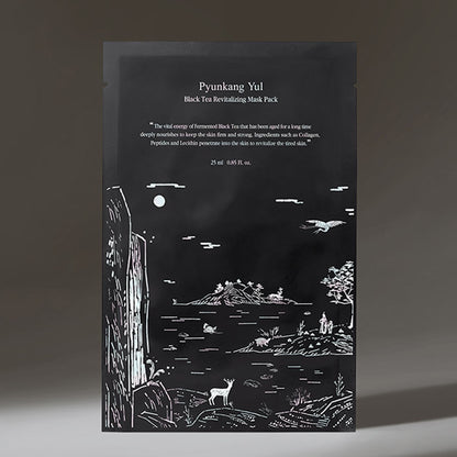 Pyunkang Yul Black Tea Revitalizing Mask Pack Sæt, 25 ml x 10 stk