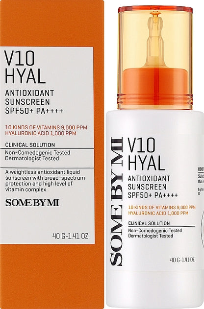 SOME BY MI V10 Hyal Antioxidant Sunscreen, 40 ml