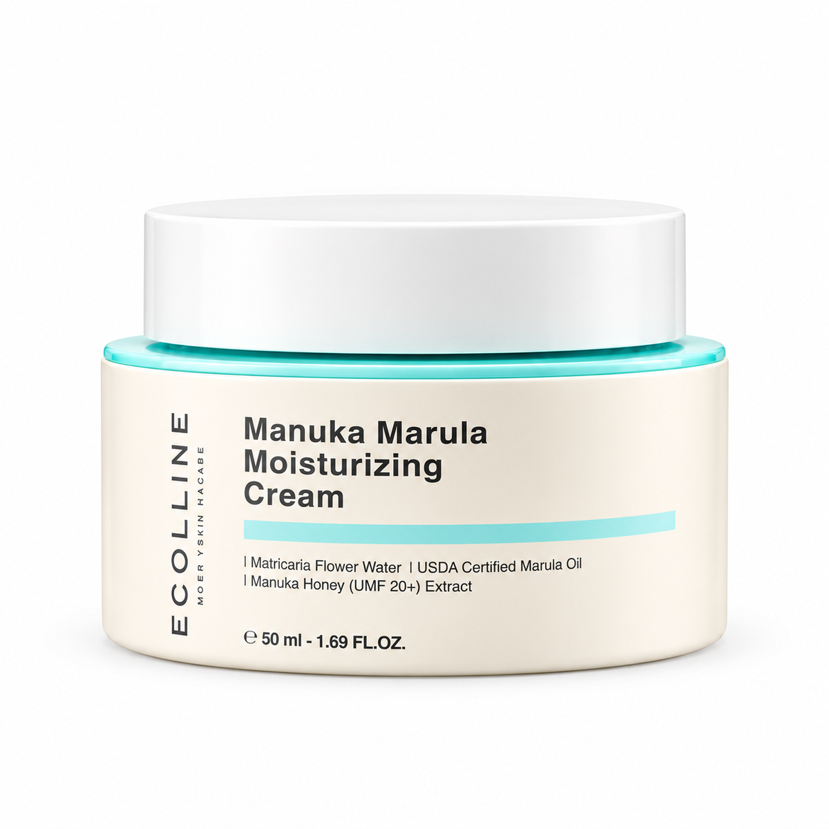 Manuka Marula Moisturizing Cream 50ml på hvid baggrund