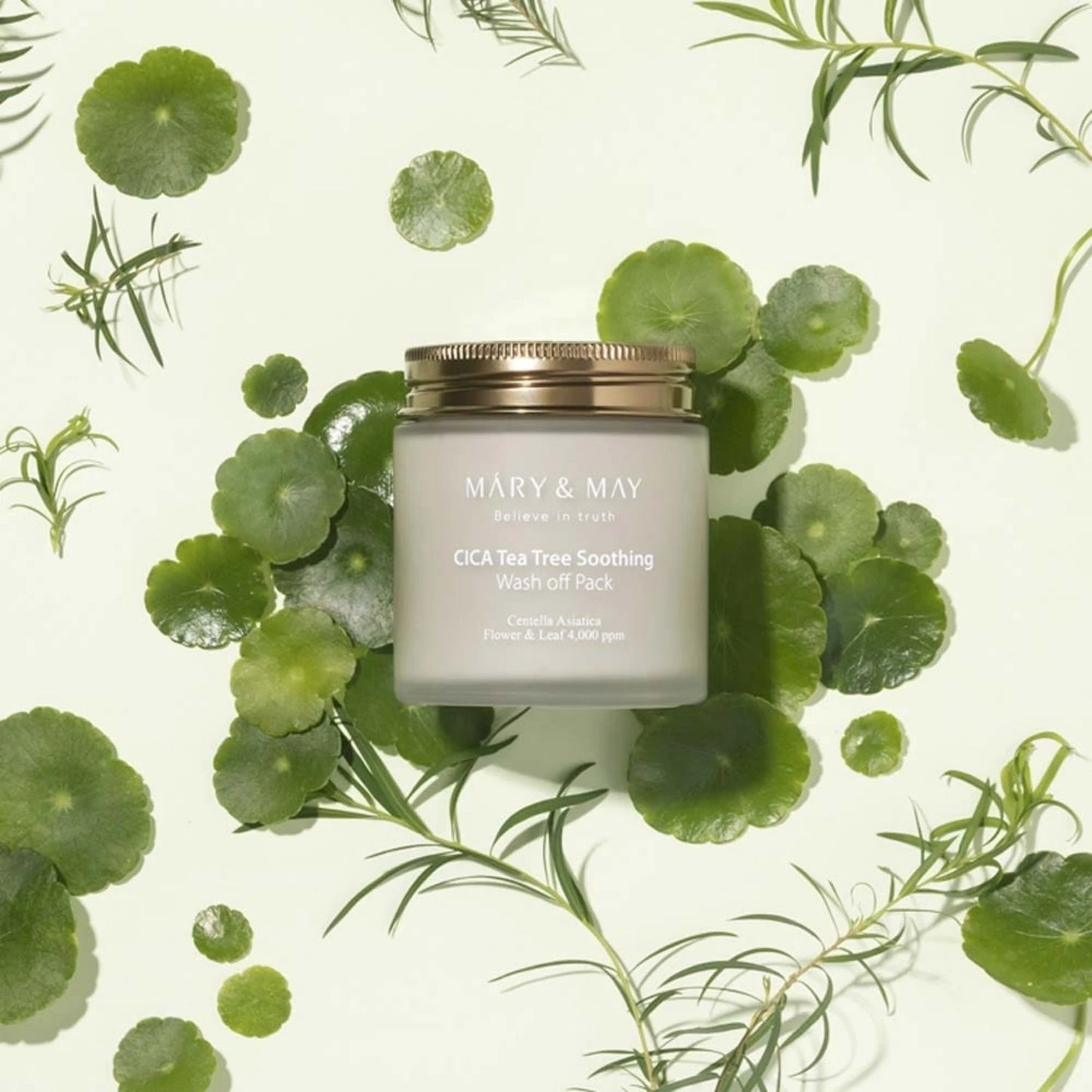 Mary & May Cica Tea Tree Soothing Wash Off Mask Pack, 125 g