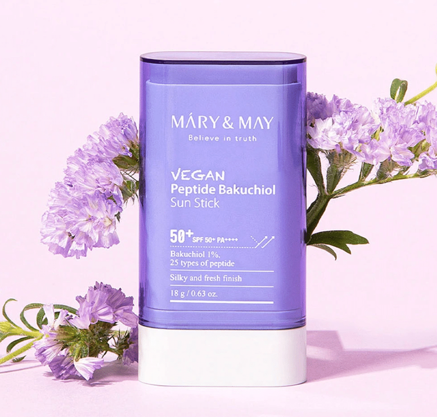 Mary & May Vegan Peptide Bakuchiol Sun Stick, 18 g