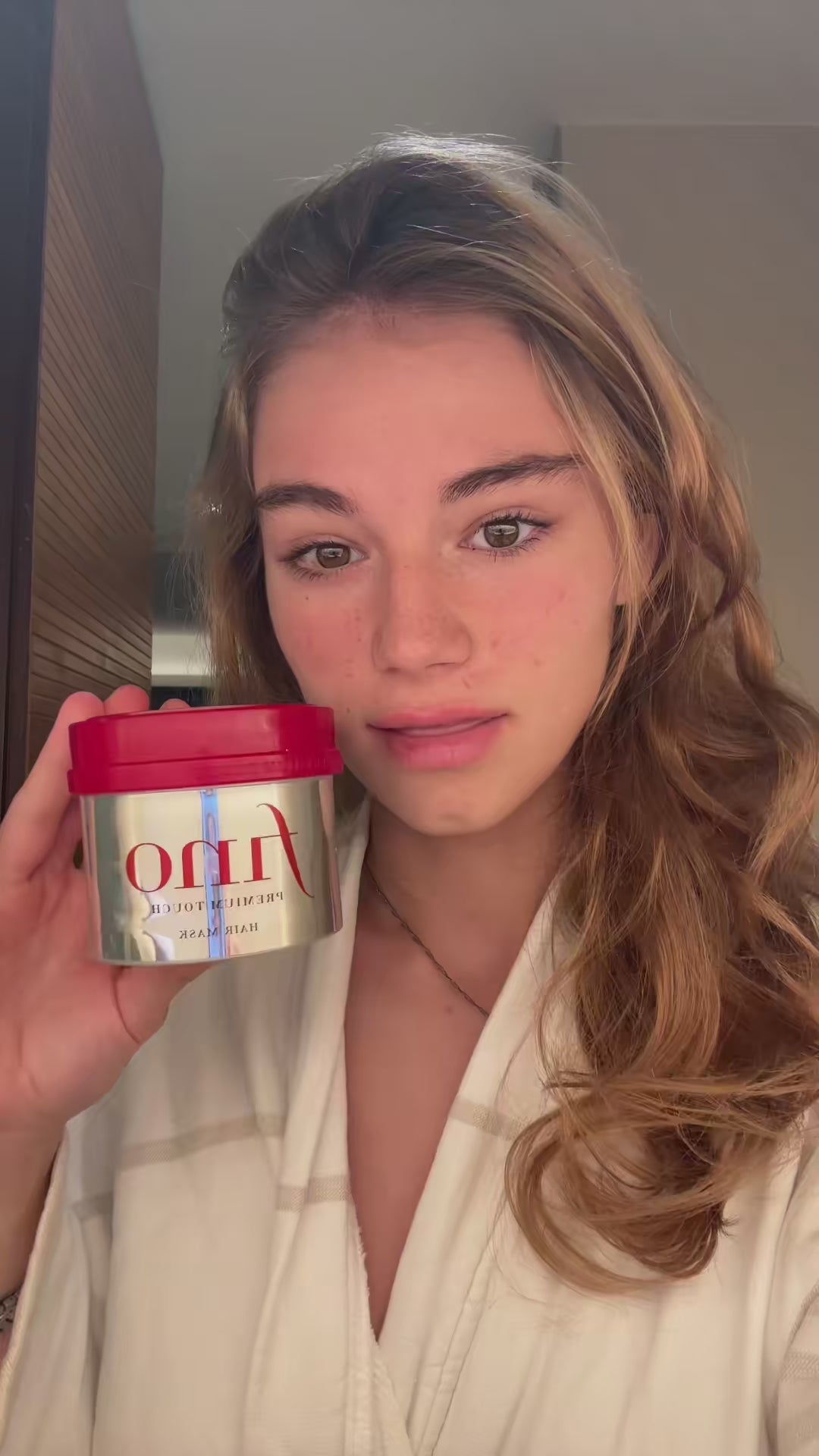 FORGOT TO MENTION: after shampooing, youll use the hair mask once again normally in the shower 🩷 Please excuse my appearance i had just woken up #foryou #foryoupage #viral #hair #haircare 