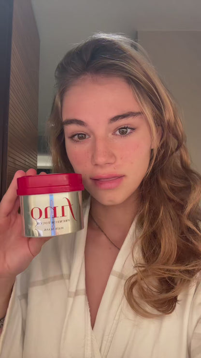 FORGOT TO MENTION: after shampooing, youll use the hair mask once again normally in the shower 🩷 Please excuse my appearance i had just woken up #foryou #foryoupage #viral #hair #haircare 