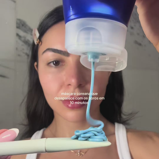 Poros dilatados nunca mais!!!! Coreanos provando que estão em 2050 mais uma vez 🥵🤌🏻 essa máscara desaparece com os poros e deixa a textura da pele SURREAL!  Zero pore mask da Medicube @medicube global  #pele #skincare #skincarecoreano #poros #piel