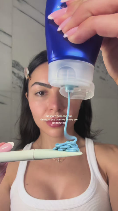 Poros dilatados nunca mais!!!! Coreanos provando que estão em 2050 mais uma vez 🥵🤌🏻 essa máscara desaparece com os poros e deixa a textura da pele SURREAL!  Zero pore mask da Medicube @medicube global  #pele #skincare #skincarecoreano #poros #piel