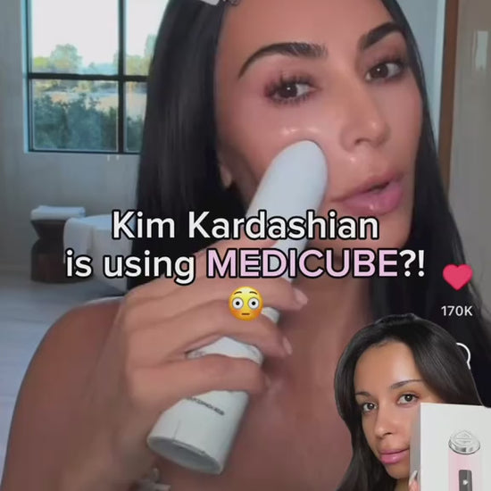 Kim Kardashian using Medicube’s AGE-R Booster Pro X2! 🔥 Experience professional-level skincare at home with the upgraded AGE-R Booster Pro X2, Medicube’s next-generation 9-in-1 beauty device! Paired with the Medicube EGF NAD Firming Serum, it helps 