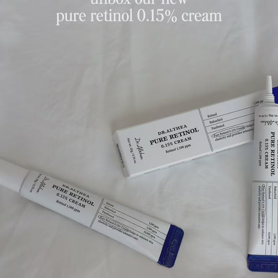 welcome to the retinol family 💙pure retinol 0.15% cream💙 if retinols broke you out, try our pure retinol cream, its super gentle but effective #dralthea #retinol #pureretinolcream #skincare #pure 
