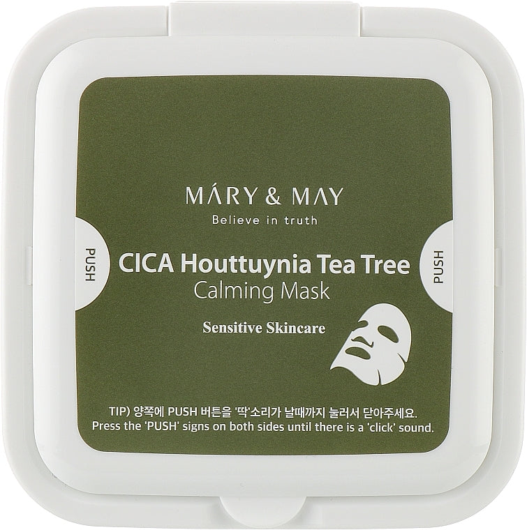 Mary & May Cica Houttuynia Tea Tree Calming Mask, 30 masker