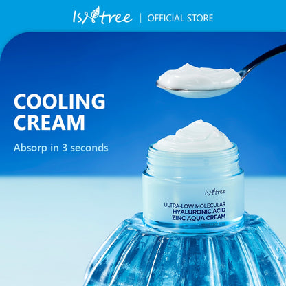Ultra-Low Molecular Hyaluronic Acid Zinc Aqua Cream 80ml