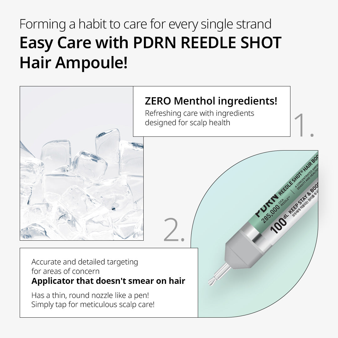 PDRN Reedle Shot Hair Ampoule 300dL, 15 ml