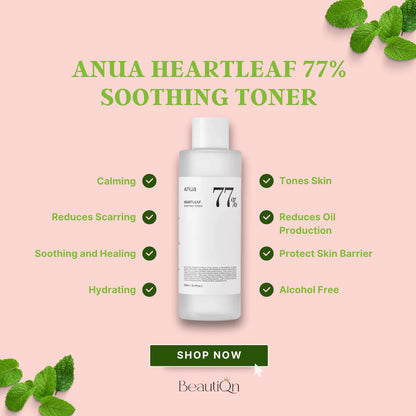Heartleaf 77% Soothing Toner, 250 ml