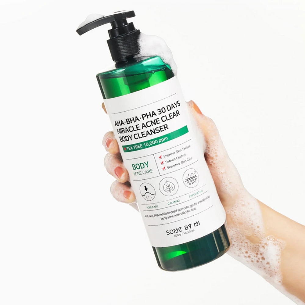 SOME BY MI AHA, BHA, PHA 30 Days Miracle Acne Clear Body Cleanser, 400 g