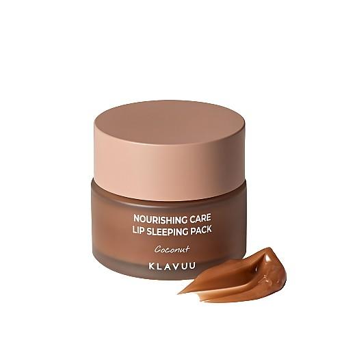 KLAVUU Nourishing Care Lip Sleeping Pack, Coconut, 20 g