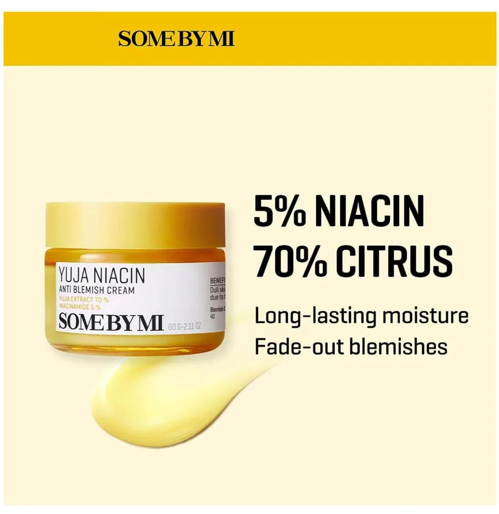 SOME BY MI Yuja Niacin Anti Blemish Cream, 60 g